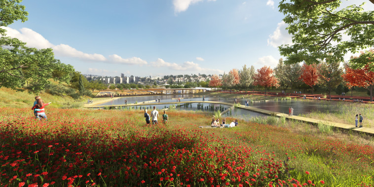 הדמיית פארק אסבסטונים