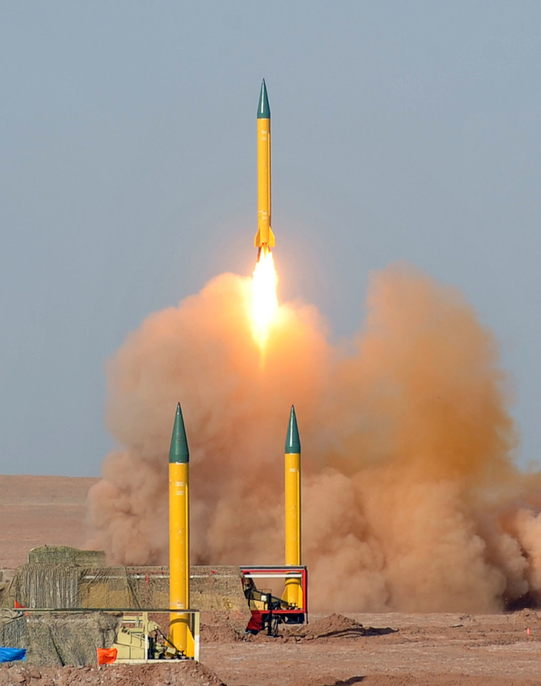 טיל שיהאב-3 האיראני (צילום: ARASH KHAMOUSHI/AFP/GettyImages)