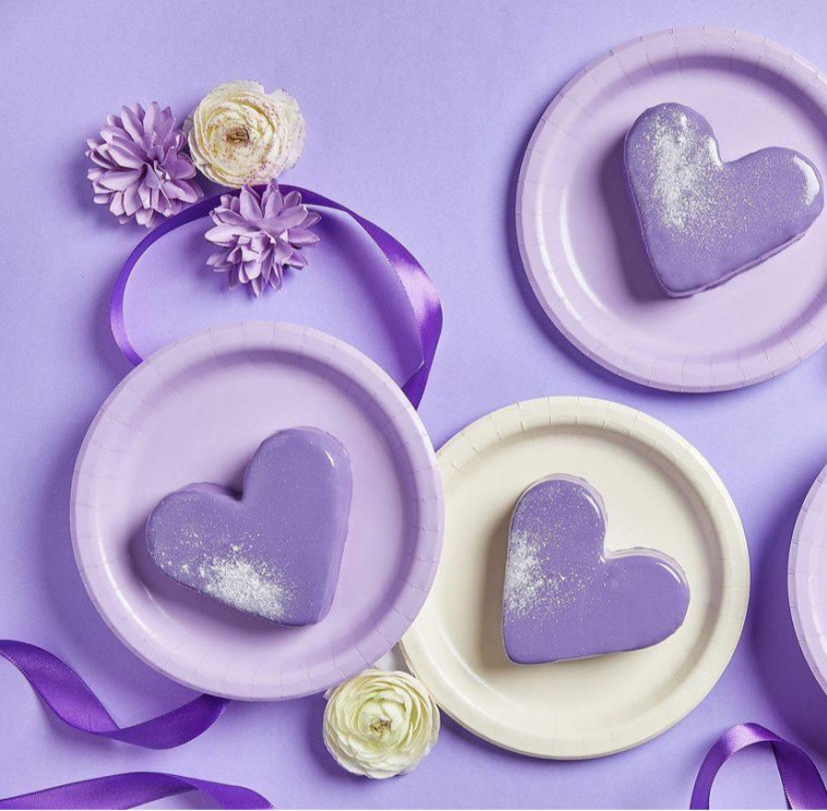 עוגת לב אישית סגולה להעלאת המודעות לאפילפסיה