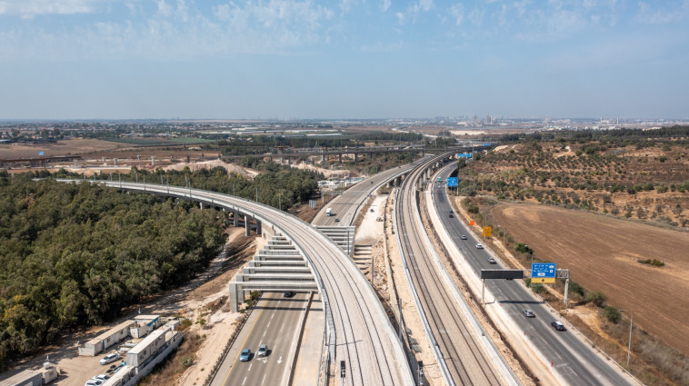 מסילת קשת מודיעין  (צילום: רכבת ישראל)