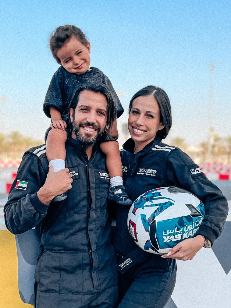 משפחת רייכמן בטיול באבו דאבי