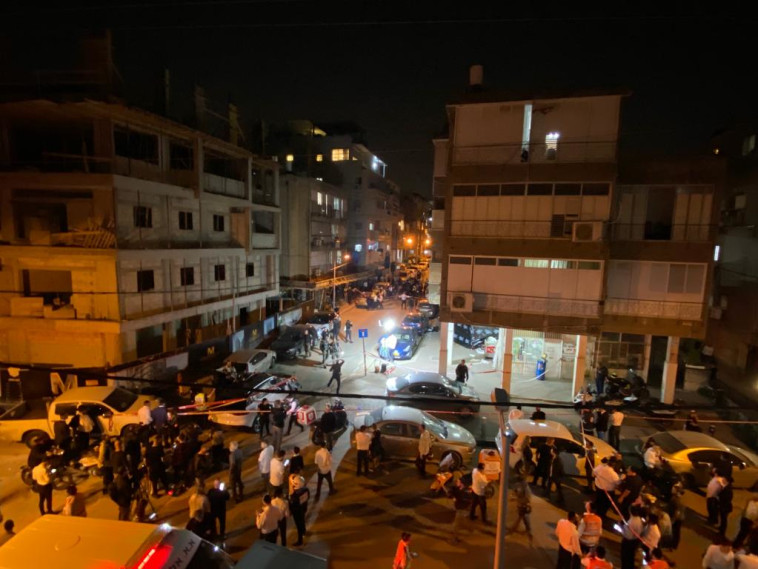 זירת הפיגוע בבני ברק