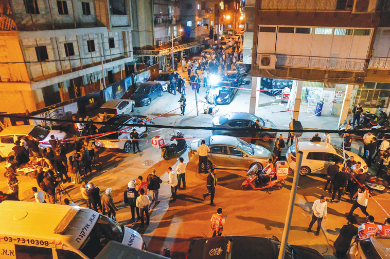 זירת הפיגוע בבני ברק