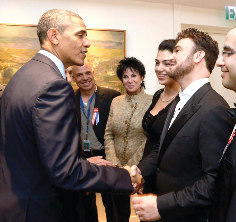 דוד ד'אור וברק אובמה