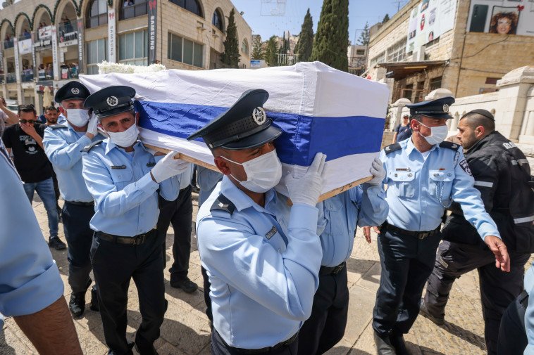 רס''מ אמיר חורי ז''ל מובא למנוחות (צילום: דוד כהן, פלאש 90)