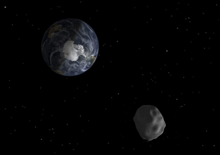 אסטרואיד מתקרב לכדור הארץ, אילוסטרציה