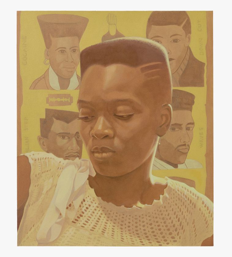 Njideka Akunyili Crosby, American Zip, 2019