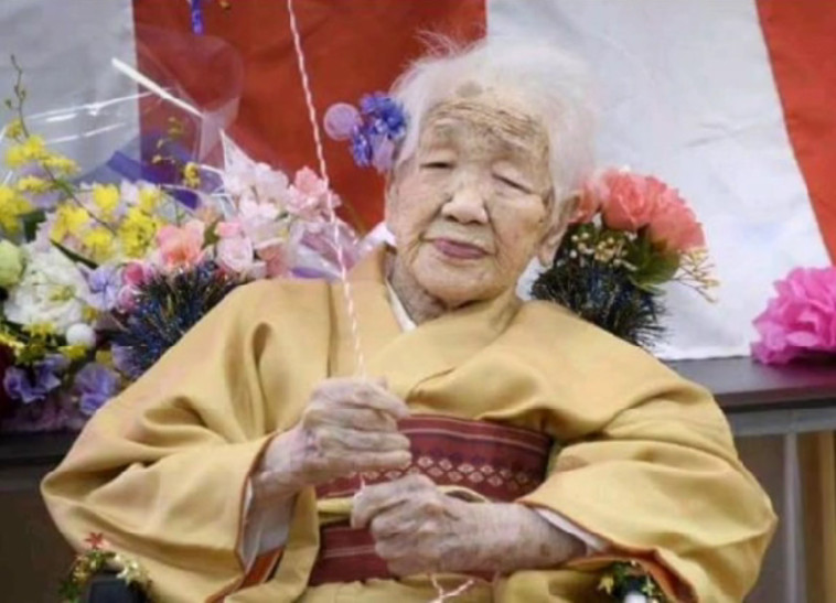 קיין טאנאקה בת ה-119 (צילום: צילום מסך טיקטוק)