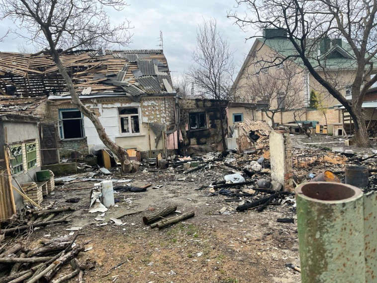 ההרס באוקראינה (צילום: מירב בן שלום חברת המשלחת ההומניטרית של עמותת ''יד עזר לחבר'' לאוקראינה)