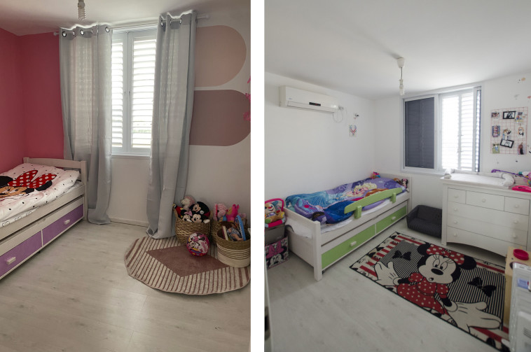 לפני ואחרי. חדר שינה