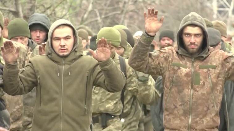 חיילים אוקראינים (צילום: RURTR/via Reuters TV)
