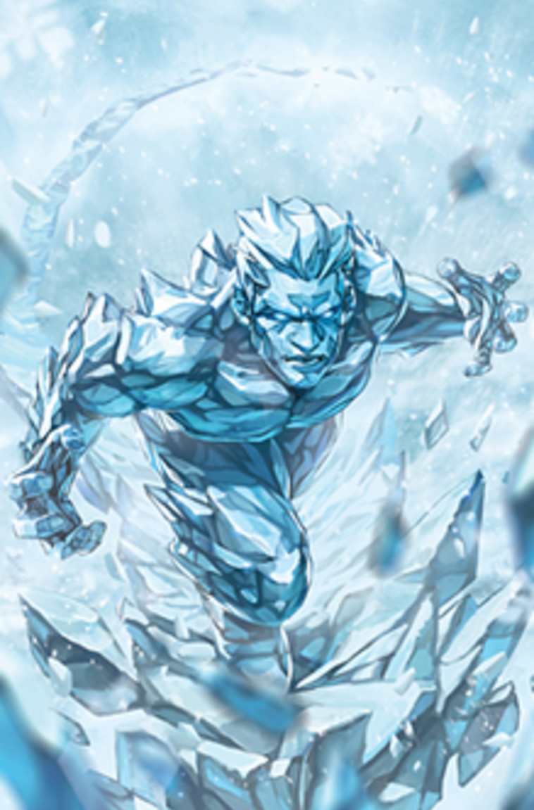 איש הקרח - ICEMAN (צילום: איור מאת: Jee-Hyung Lee,1939–2022 Marvel Characters)