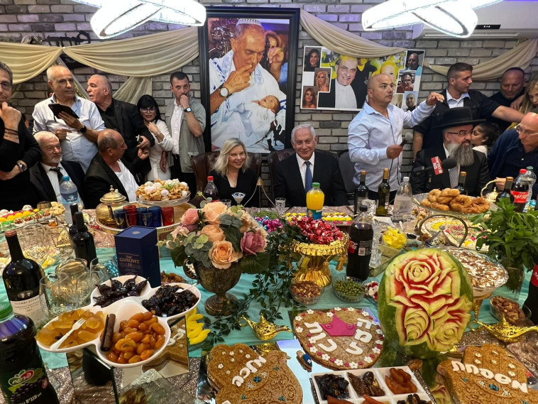 ח''כ בנמין נתניהו באירוע מימונה באור עקיבא, 2022