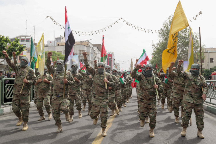 צעדה לציון ''יום ירושלים האיראני'' (צילום: AFP.GettyImages)