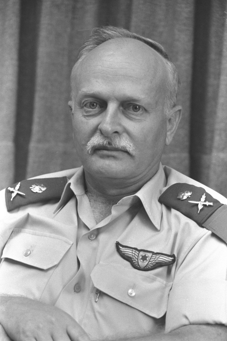 דוד עברי, מפקד חיל האוויר לשעבר (צילום: יעקב סער לע''מ)