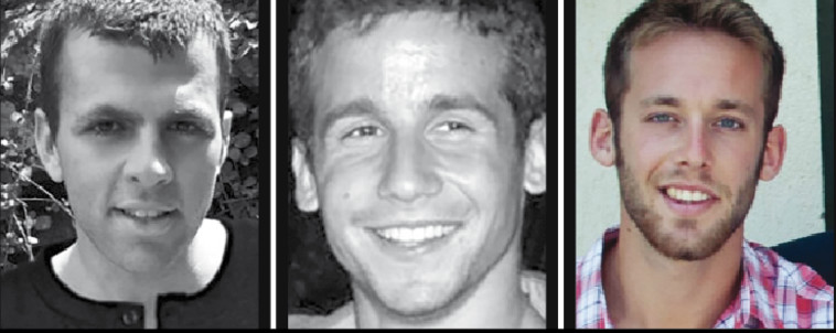 סמ''ר מתן גוטליב, סמ''ר עומר חי ניניו, סמ''ר גיא אלגרנטי  שנפלו בצוק איתן