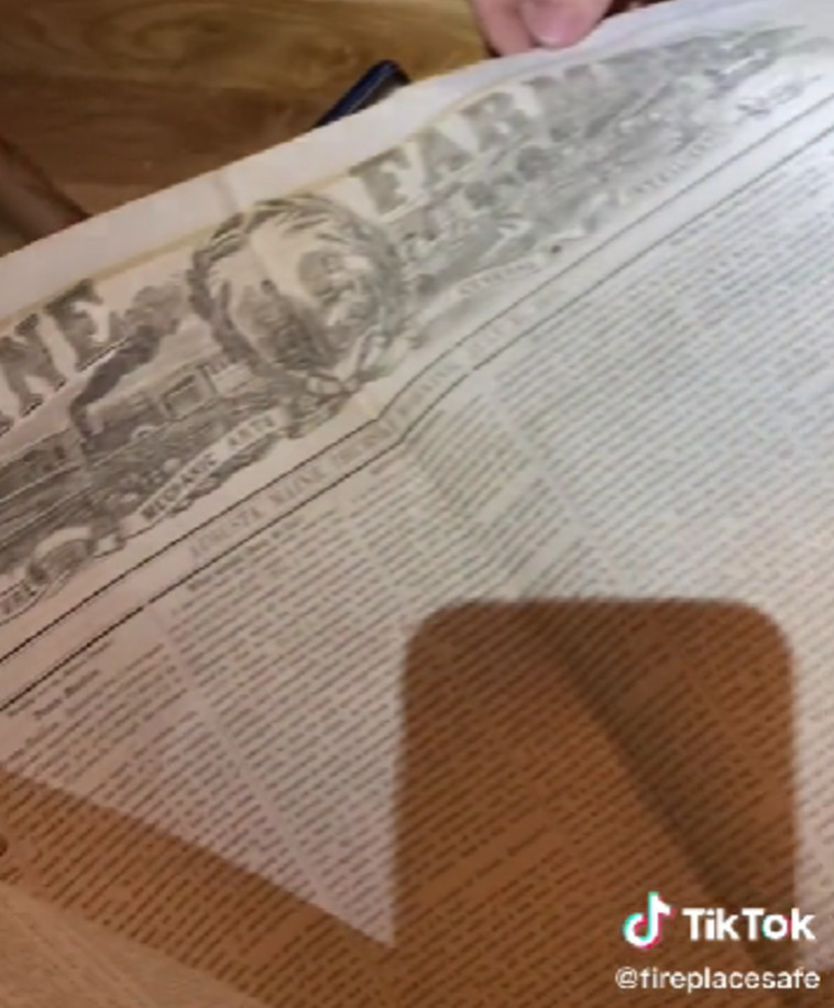 עיתון משנת 1850