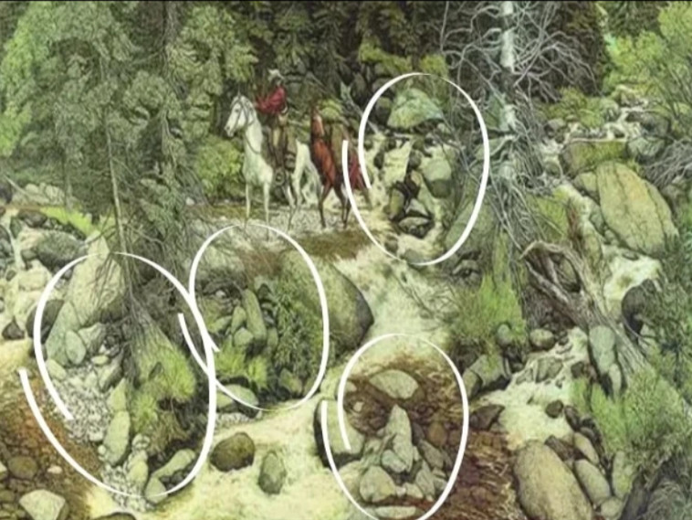 הפרצופים הבולטים שנראית מיד לעין