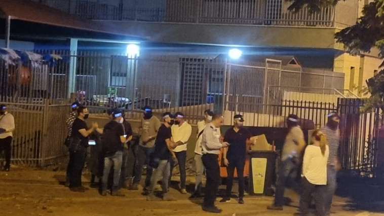 זירת הפיגוע באלעד 