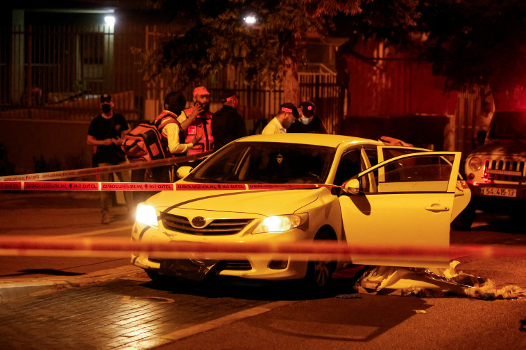 זירת הפיגוע באלעד