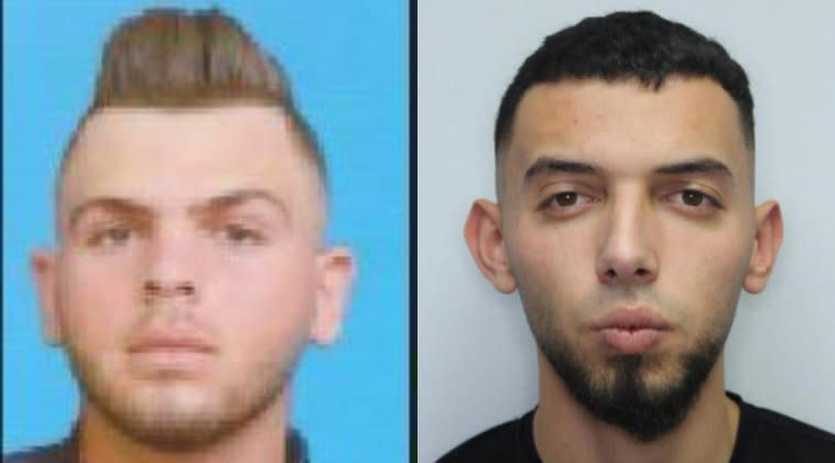 החשודים בביצוע הפיגוע באלעד: אסעד יוסף אסעד אלרפאעי וצבחי עמאד צבחי אבו שקיר