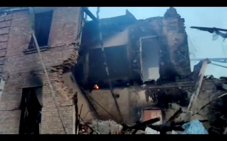 בית הספר שהופגז באוקראינה