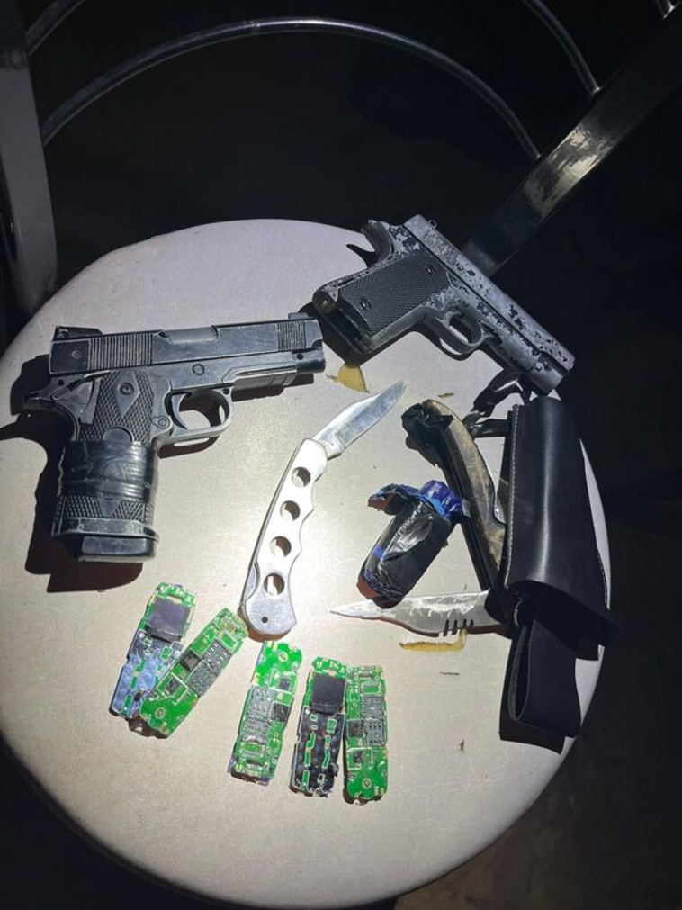 כלי הנשק שהוחרמו ביו''ש