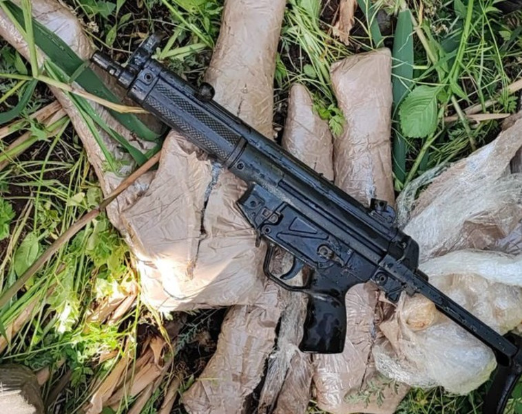 אחד מכלי הנשק שנתפסו בגבול לבנון