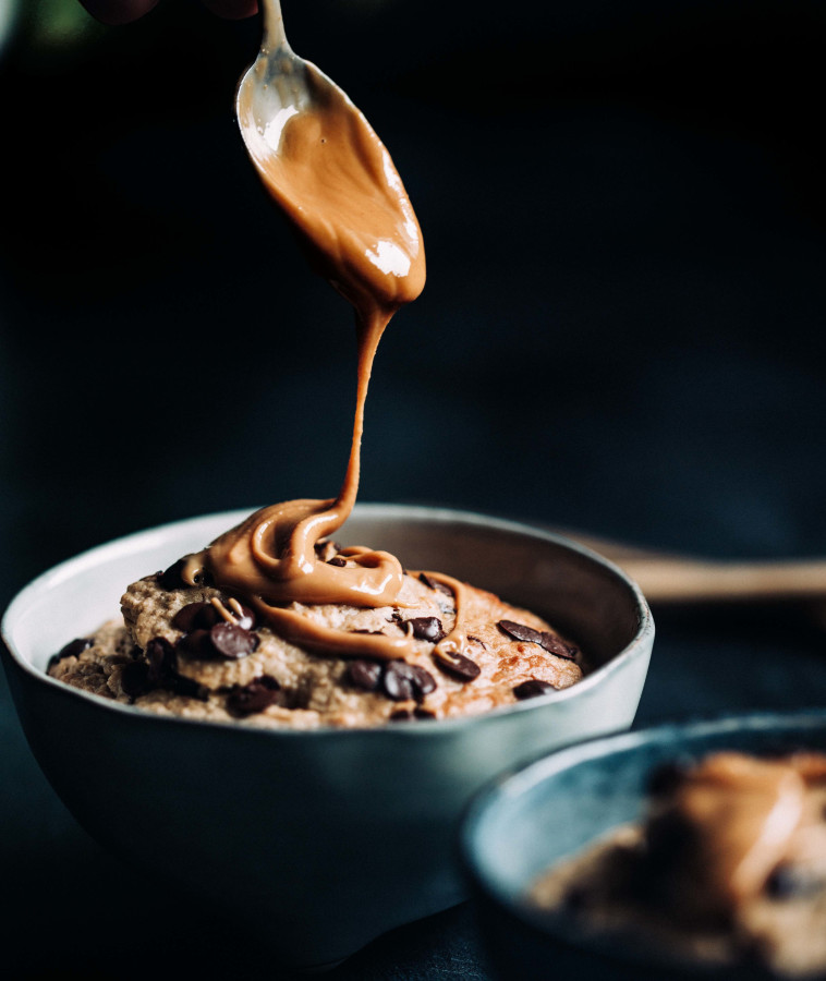 עוגיות שיבולת שועל, בננה ושוקולד