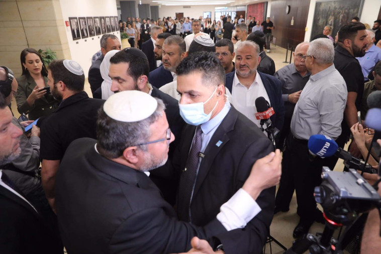 עימות בין איתמר בן גביר לחברי סיעת רע''מ