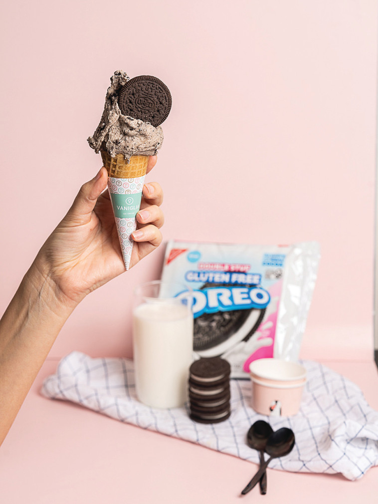 גלידת אוראו ללא גלוטן