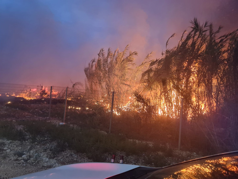 שריפה בקריית שמונה