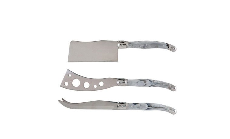 נעמן מארז סכינים לחיתוך גבינות ידית פלסטיק