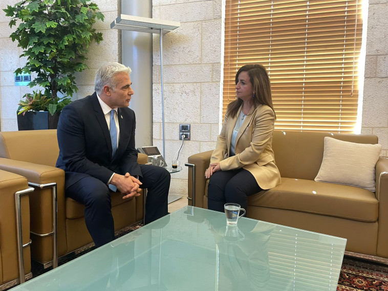 יאיר לפיד וג'ידא רינאוי זועבי