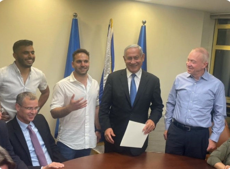 נתניהו ונציגי הלוחמים