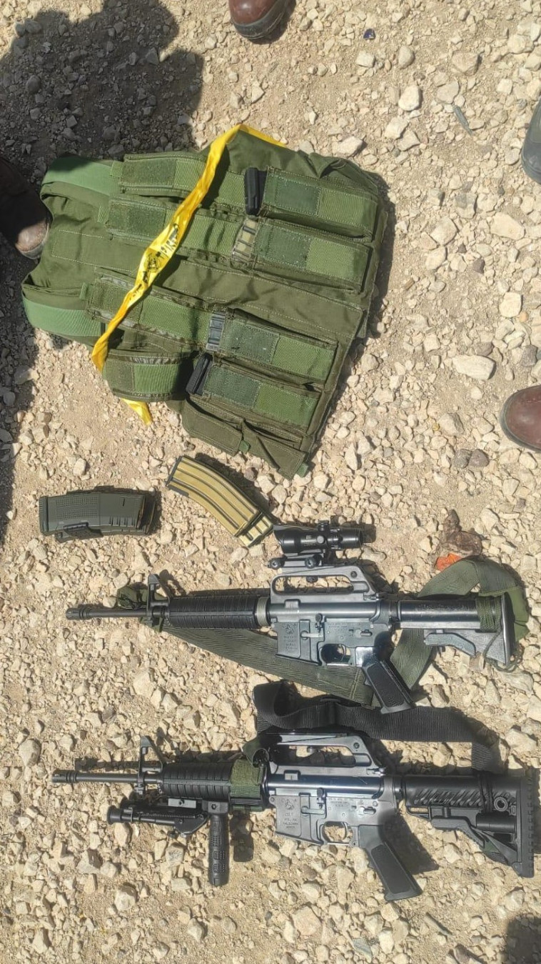 הנשקים שנתפסו ע''י לוחמי צה''ל 