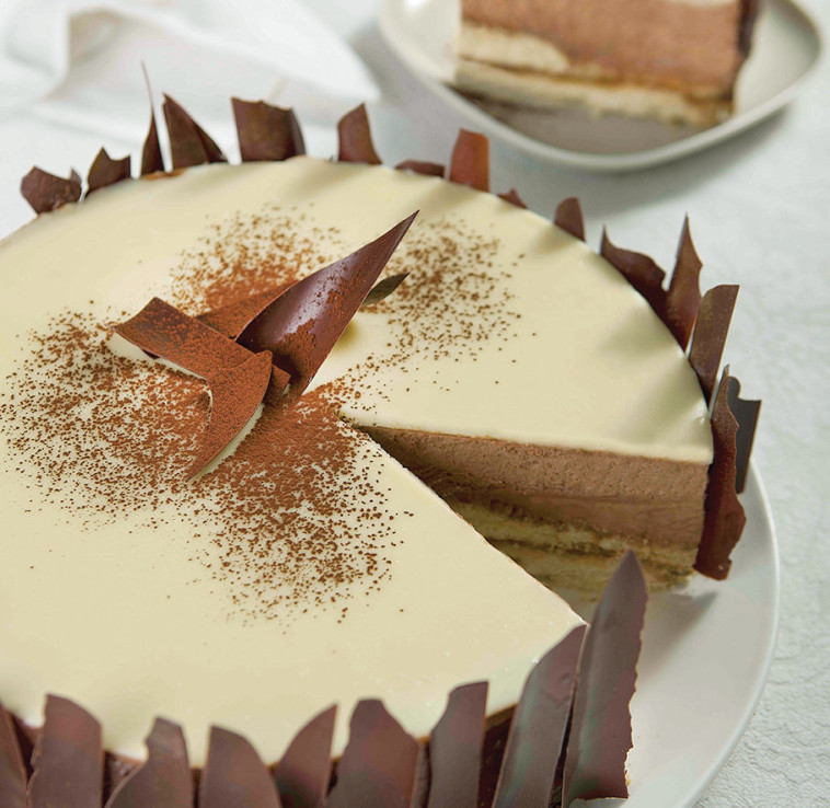 עוגת שוקולד גבינה חגיגית (צילום: פסקל פרץ-רובין)