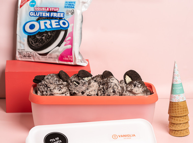 גלידת אוראו ללא גלואן