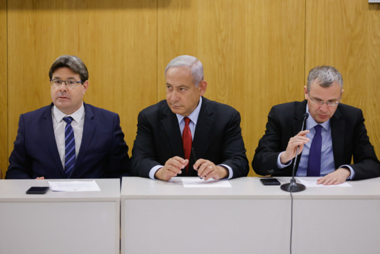 נתניהו, קיש ולוין בישיבת סיעת הליכוד