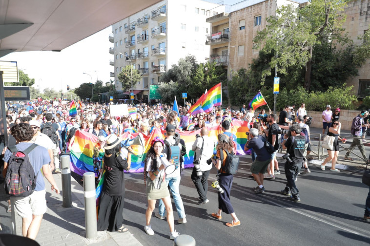 מצעד הגאווה בירושלים (צילום: דניאל רחמים)