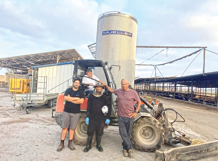 רפת גולן בבאר טוביה