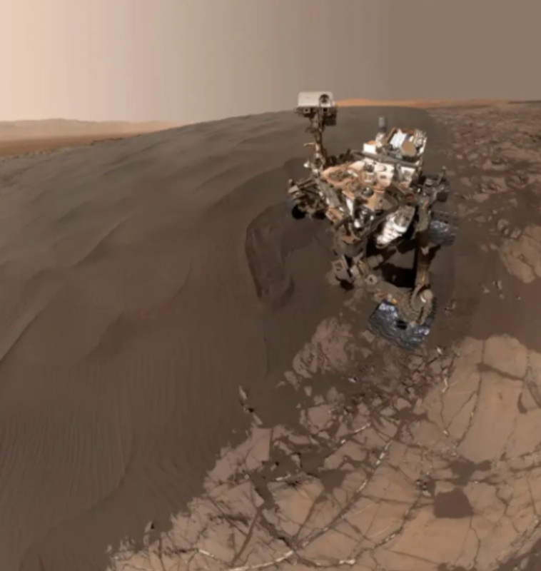 הרובר של נאס''א, קרוב לעשר שנים על מאדים (צילום: נאס''א)