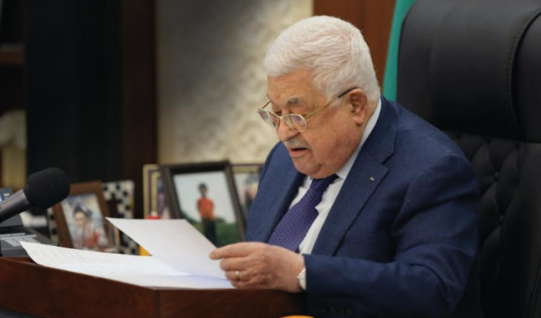 אבו מאזן השבוע, בלשכתו ברמאללה