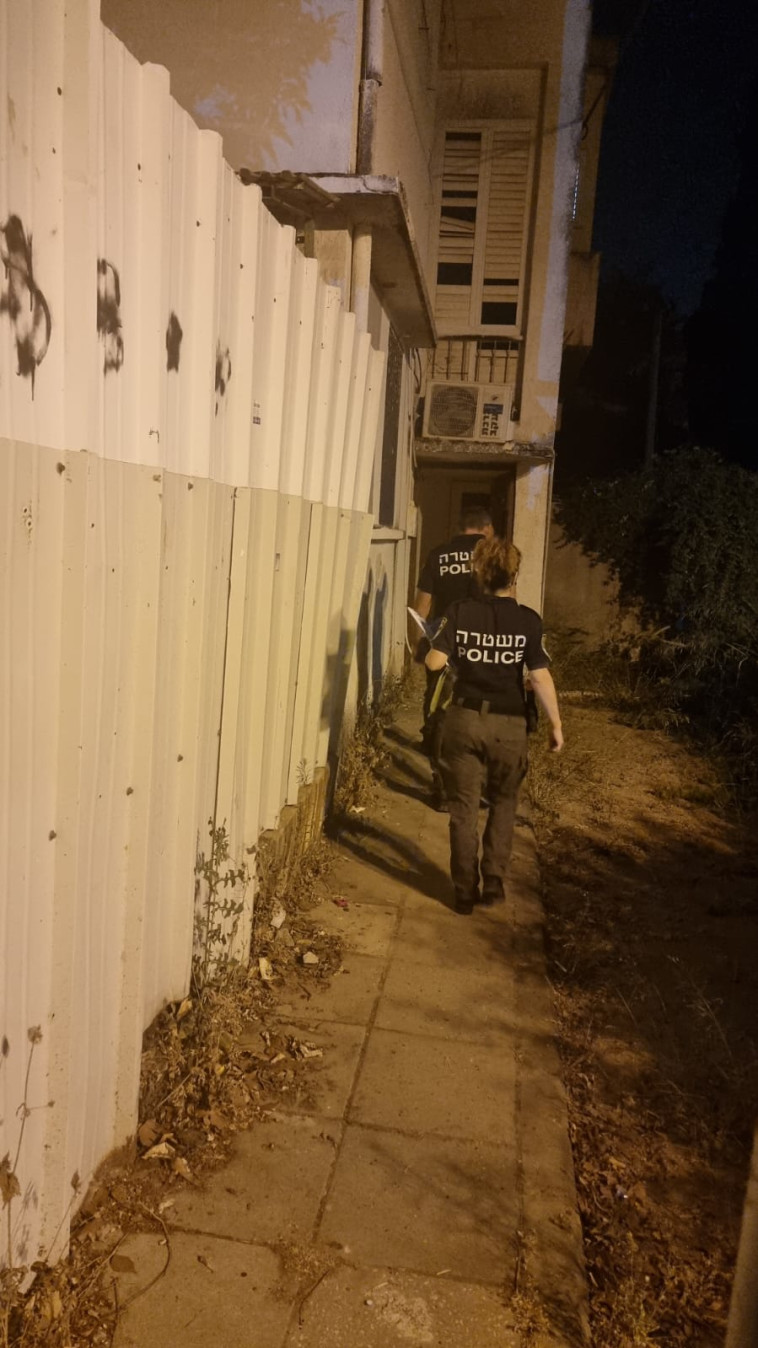 זירת התאונה בפתח תקווה