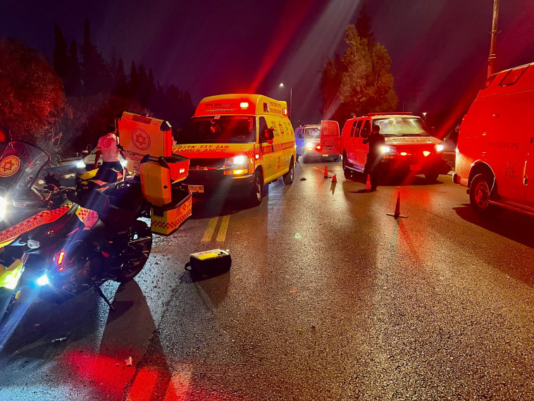 זירת התאונה בראשון לציון