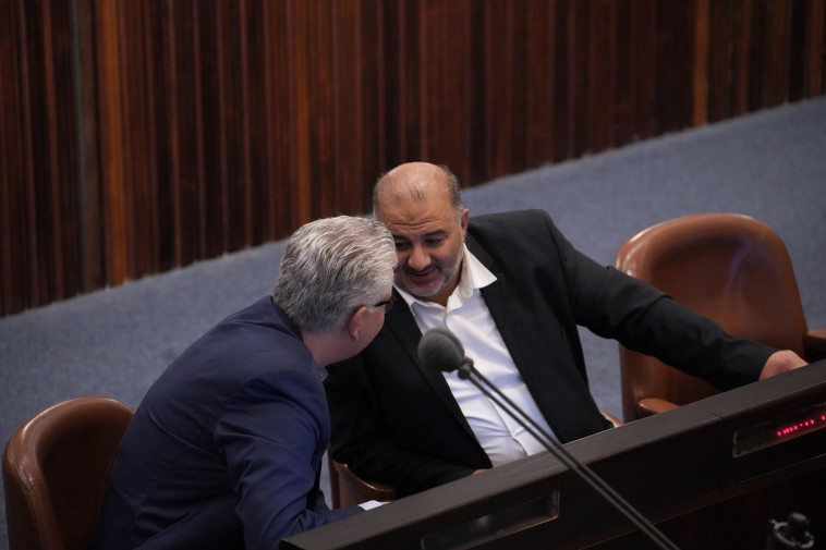 חברי הכנסת מנסור עבאס ואלי אבידר