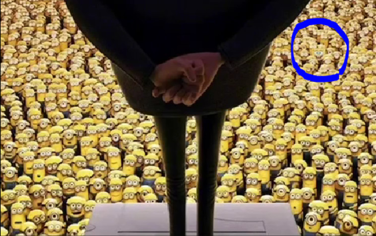 בובספוג בין המיניונים