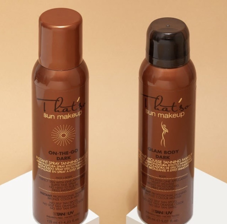 That'so מוס לשיזוף עצמי מקצועי. 140 שקלים. להשיג ברשת אפריל 