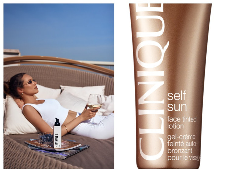 Clinique SelfSun FaceTint ג'ל משזף לפנים IL MAKIAGE משזף גוף