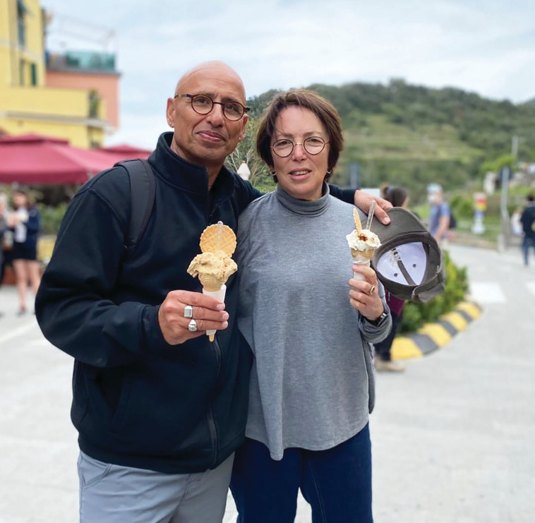 ישראל פרוכטמן עם נורית